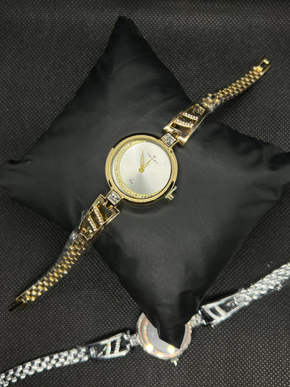 Ladies Chain Watch - Gold